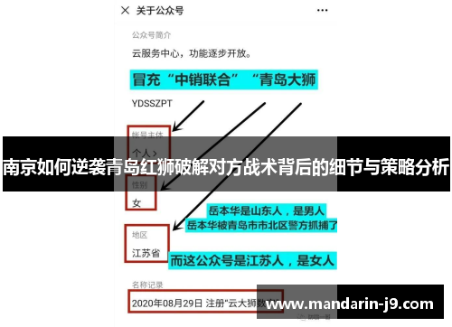 南京如何逆袭青岛红狮破解对方战术背后的细节与策略分析