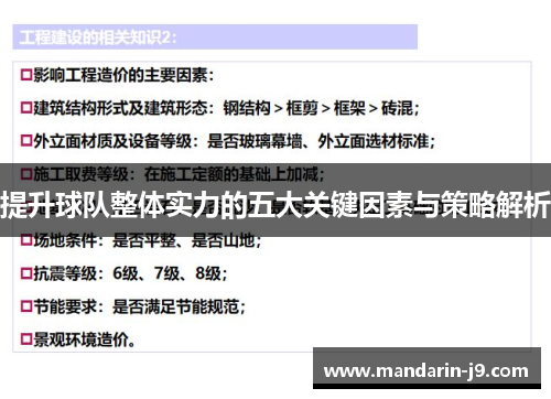 提升球队整体实力的五大关键因素与策略解析